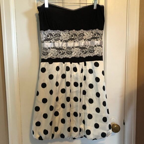 Cute vintage polka dot dress - Picture 1 of 4